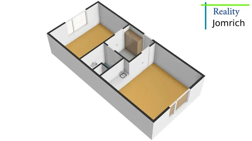 Prodej bytu 2+kk, Liberec, Na Žižkově, 42 m2