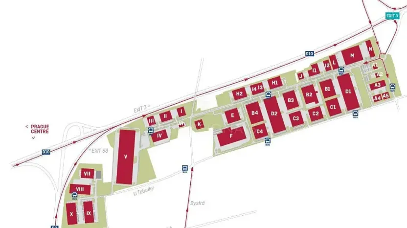 Pronájem skladu, Praha - Horní Počernice, Sezemická, 3259 m2