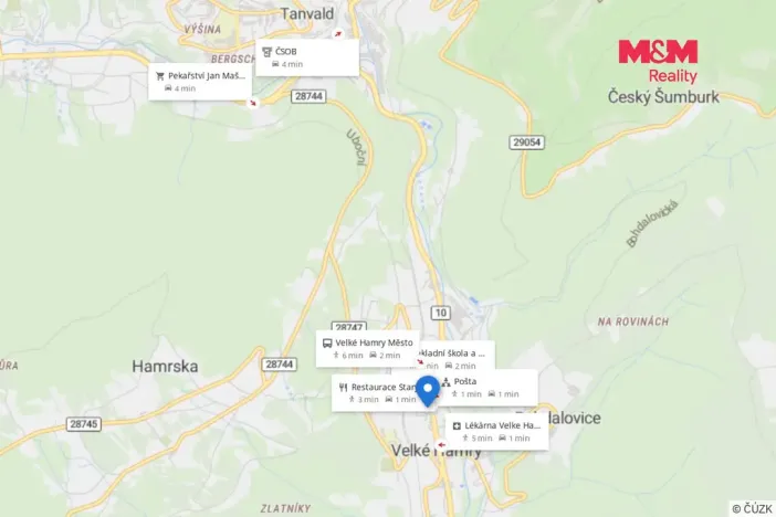 Prodej ubytování, Velké Hamry, 550 m2