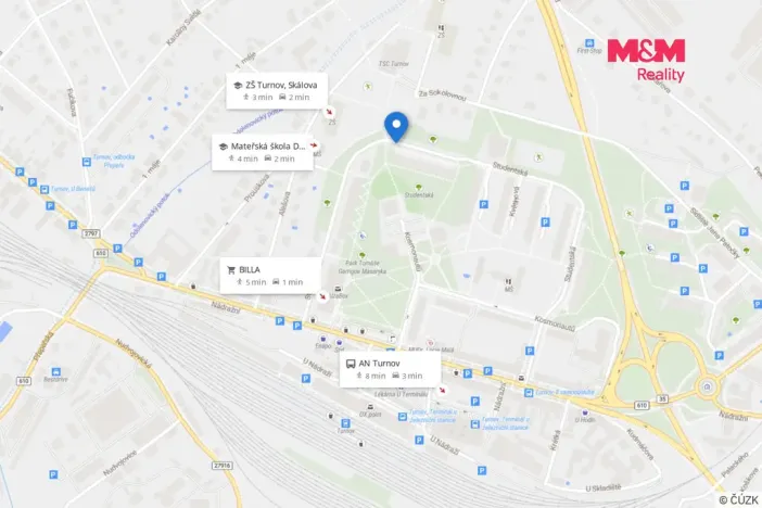Prodej bytu 3+1, Turnov, Studentská, 84 m2