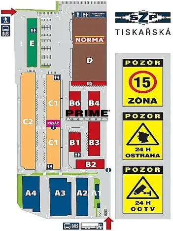 Pronájem obchodního prostoru, Praha - Malešice, Tiskařská, 205 m2