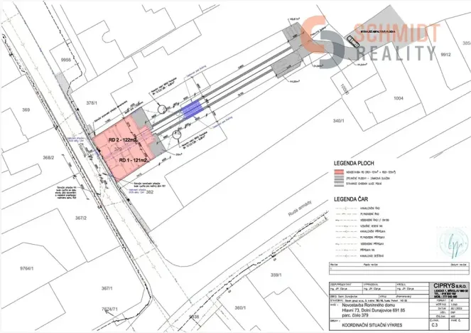 Prodej pozemku pro bydlení, Dolní Dunajovice, Hlavní, 570 m2