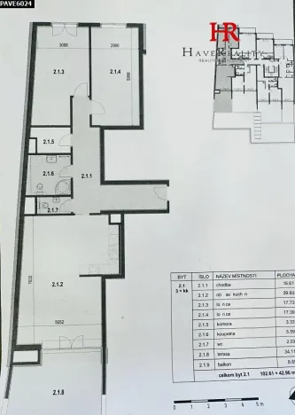Pronájem bytu 3+kk, Benešov, Karla Nového, 110 m2
