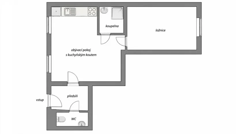 Pronájem bytu 2+kk, Brandýs nad Labem-Stará Boleslav, Ivana Olbrachta, 48 m2
