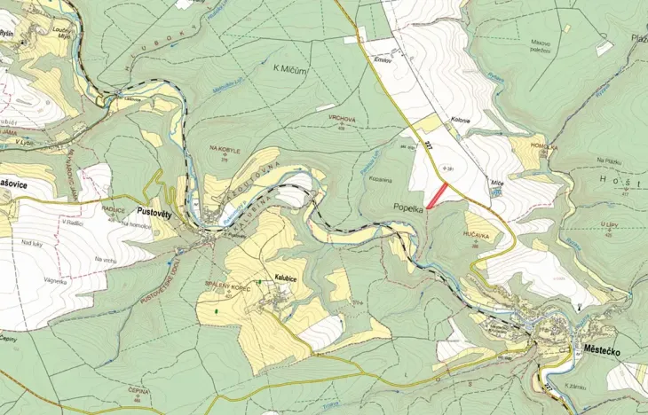 Prodej pole, Pustověty, 5481 m2