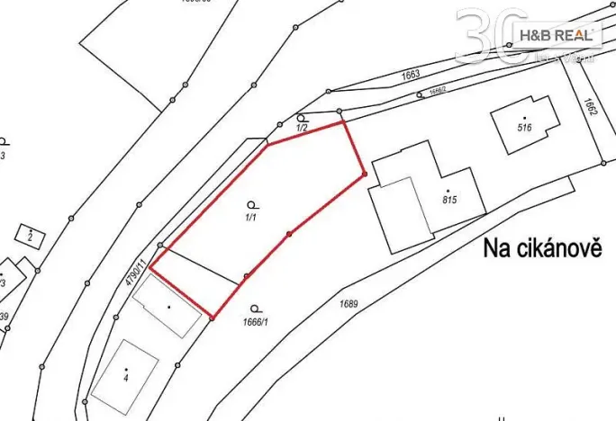 Prodej pozemku, Zděchov, 881 m2