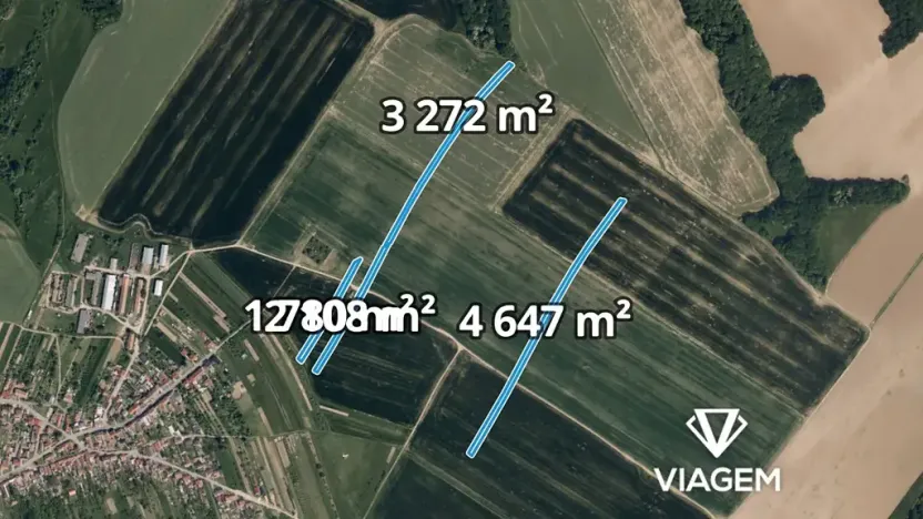 Prodej podílu pole, Popovice, 3099 m2