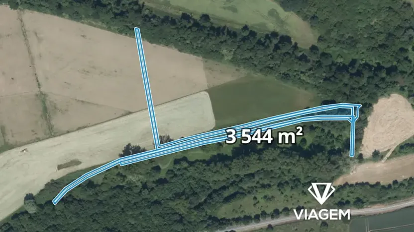 Prodej podílu pole, Zalešany, 611 m2