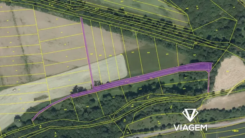 Prodej podílu pole, Zalešany, 611 m2