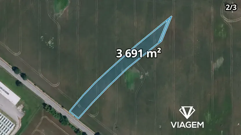 Prodej podílu pole, Hrušky, 1126 m2