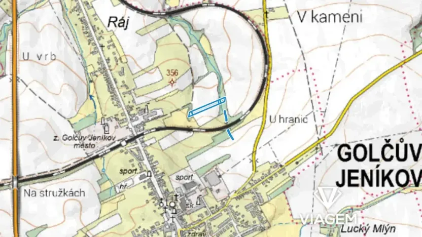 Prodej podílu pole, Golčův Jeníkov, 2256 m2