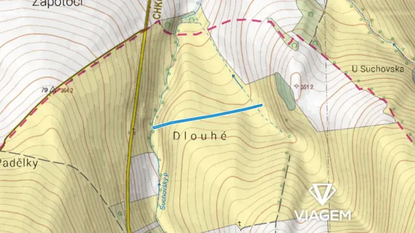 Prodej pole, Suchov, 1677 m2