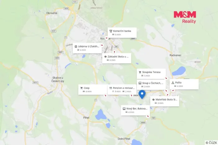 Pronájem bytu 3+1, Nový Bor - Janov, 74 m2