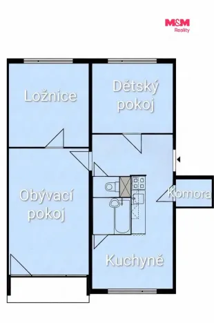 Pronájem bytu 3+1, Liberec - Liberec XV-Starý Harcov, Ječná, 70 m2