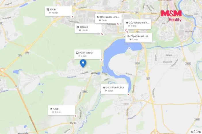 Pronájem bytu 2+kk, Plzeň - Valcha, Datlová, 58 m2