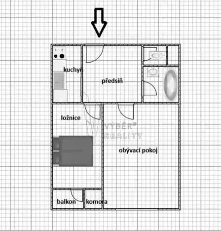Prodej bytu 2+kk, Praha - Žižkov, Jana Želivského, 55 m2