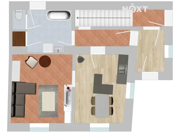 Prodej rodinného domu, Tábor, Bechyňská, 100 m2