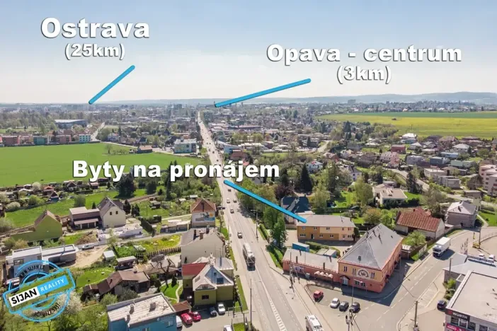 Pronájem bytu 2+1, Opava, 39 m2