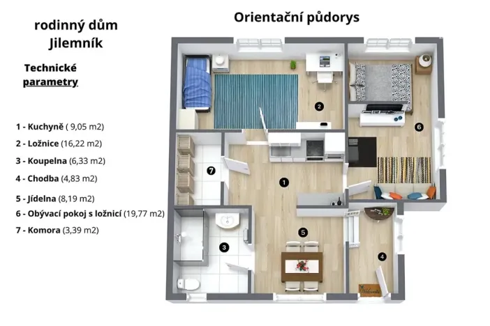 Prodej rodinného domu, Havlíčkův Brod, 88 m2