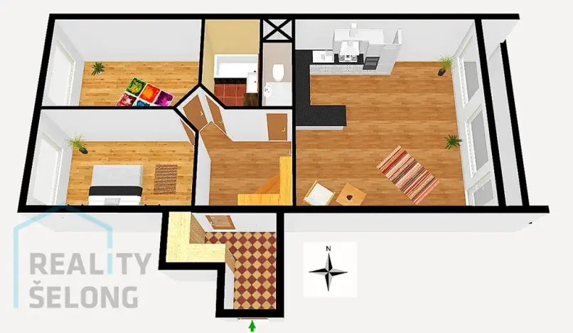 Prodej bytu 3+kk, Praha - Čimice, Křivenická, 78 m2