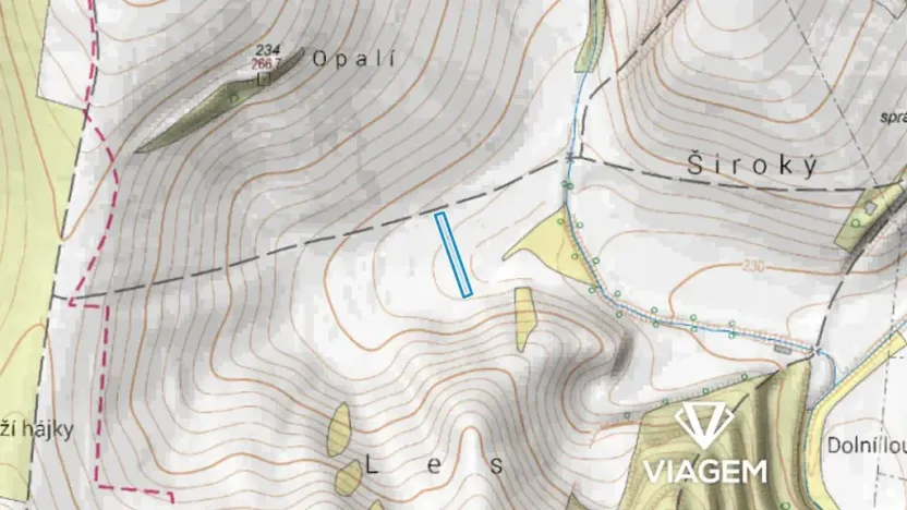 Prodej podílu pole, Skalka, 433 m2