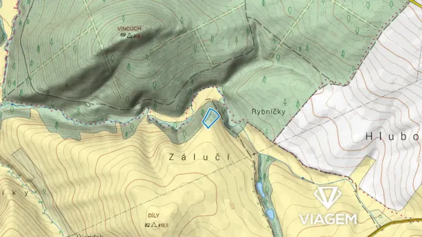 Prodej podílu pole, Valašské Klobouky, 993 m2