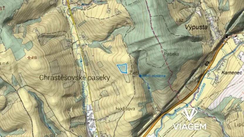 Prodej podílu pole, Vizovice, 3585 m2