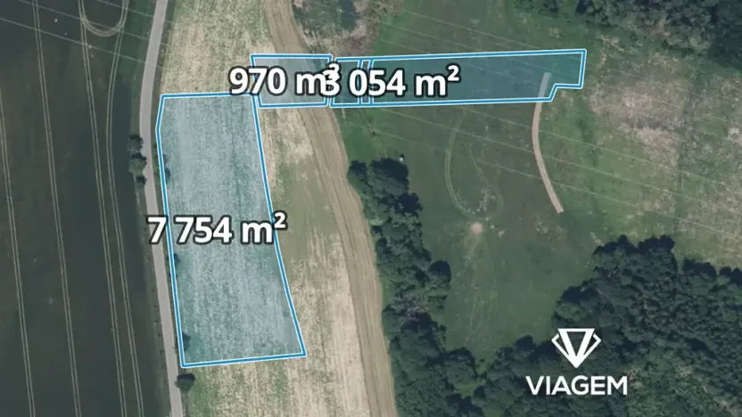 Prodej podílu pole, Proseč pod Ještědem, 3926 m2