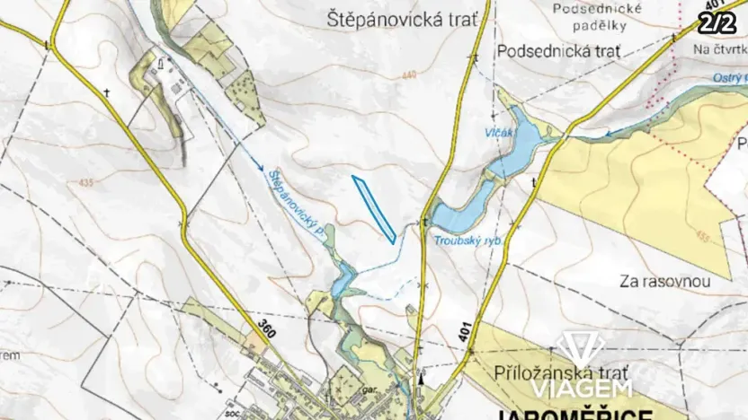 Prodej podílu pole, Jaroměřice nad Rokytnou, 3234 m2
