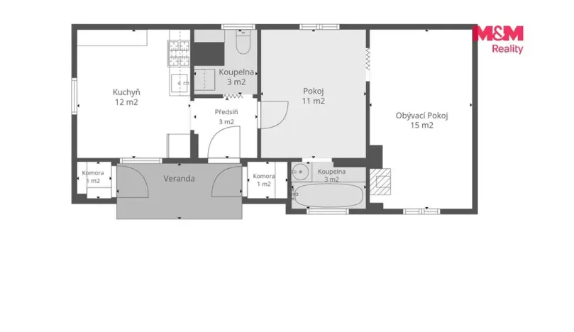 Prodej rodinného domu, Podluhy, 45 m2