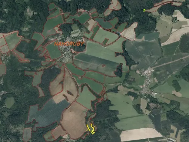 Prodej pozemku, Křečovice - Nahoruby, 3382 m2