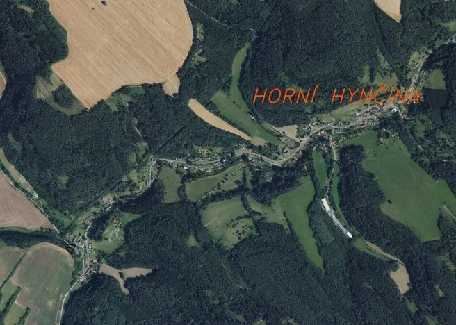 Prodej pozemku, Pohledy - Horní Hynčina, 1135 m2
