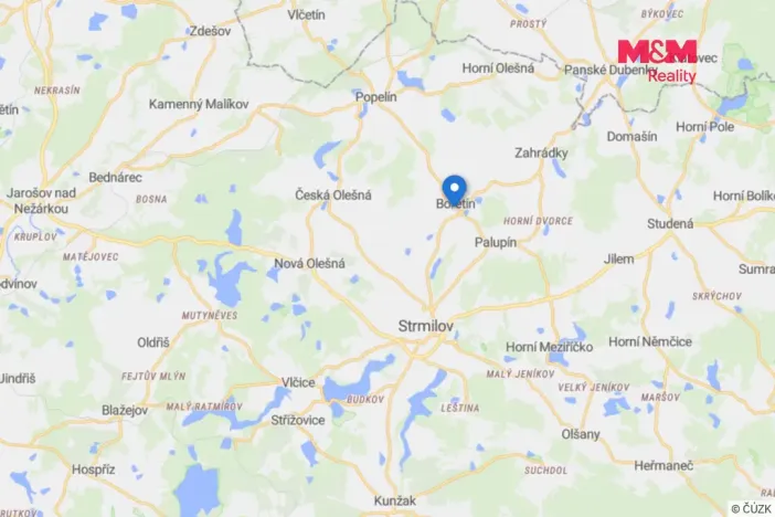 Prodej rodinného domu, Bořetín, 1072 m2