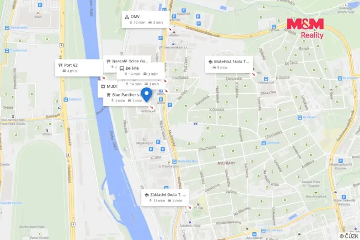 Prodej bytu 1+kk, Praha - Modřany, Pískařská, 38 m2