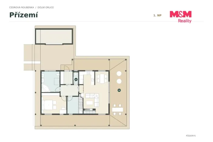Prodej rodinného domu, Červená Voda - Dolní Orlice, 155 m2