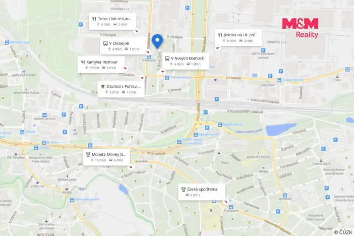 Pronájem bytu 3+1, Praha - Hostivař, V nové čtvrti, 79 m2