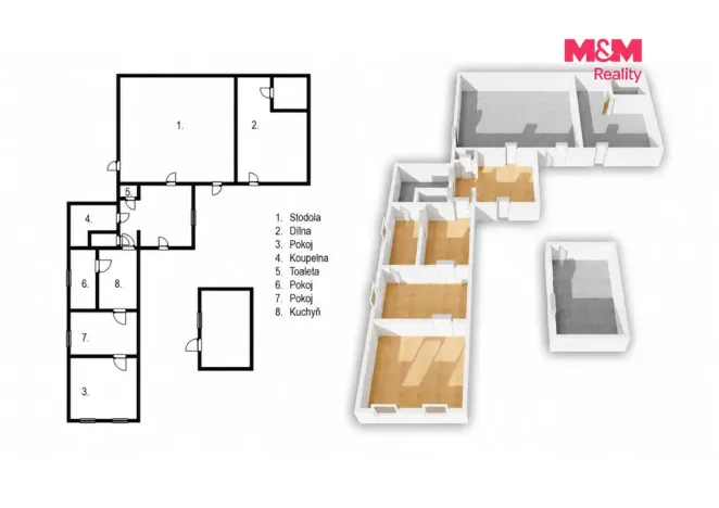 Prodej rodinného domu, Nepolisy - Zadražany, 96 m2