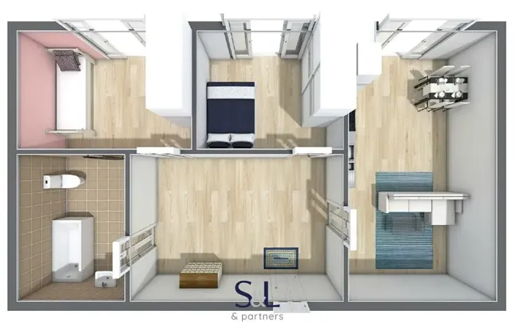 Pronájem bytu 3+kk, Hrádek nad Nisou, Starý Dvůr, 104 m2