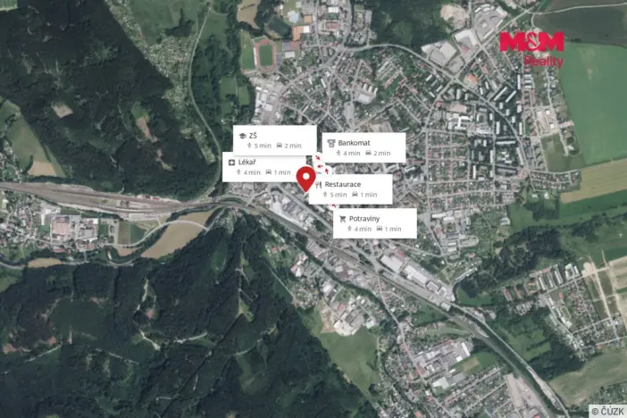 Pronájem bytu 1+1, Ústí nad Orlicí, Okružní, 35 m2