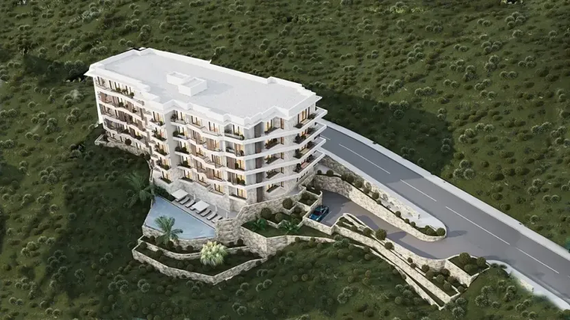 Prodej bytu 2+kk, Bečići, Černá Hora, 52 m2