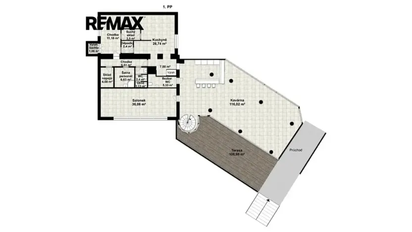 Prodej restaurace, Plzeň, Částkova, 489 m2