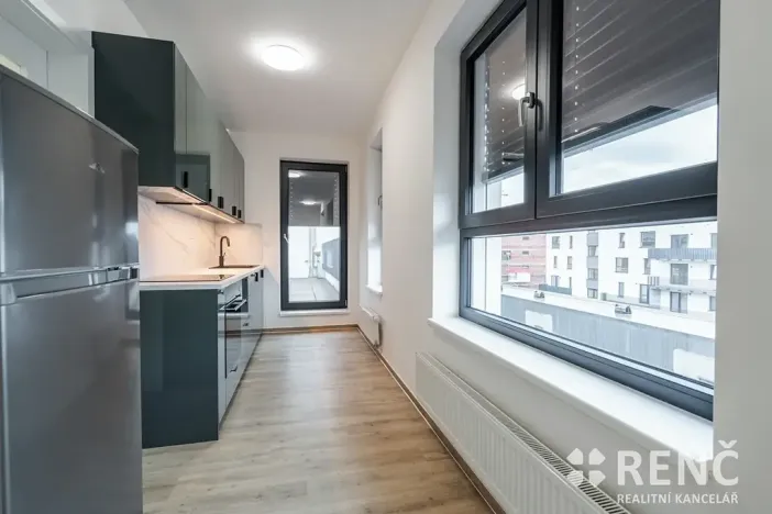 Pronájem bytu 1+kk, Kuřim, Záhoří, 32 m2