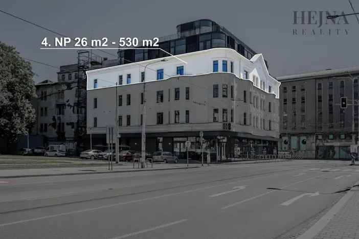 Pronájem kanceláře, Ostrava, náměstí Dr. E. Beneše, 62 m2
