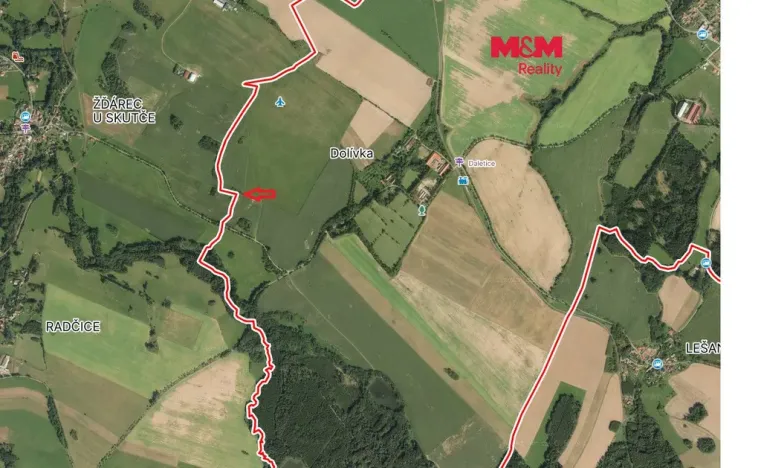 Prodej pozemku, Předhradí, 1127 m2