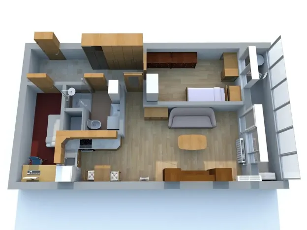 Pronájem bytu 2+kk, Hradec Králové, Pospíšilova, 55 m2