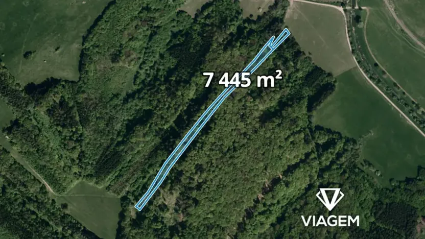 Prodej podílu lesa, Bohuslavice nad Vláří, 3722 m2
