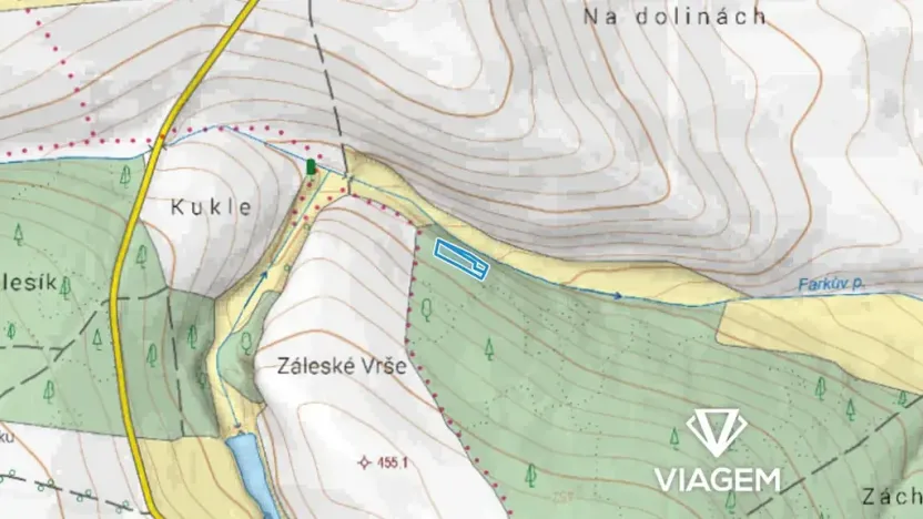 Prodej lesa, Sepekov, 1300 m2