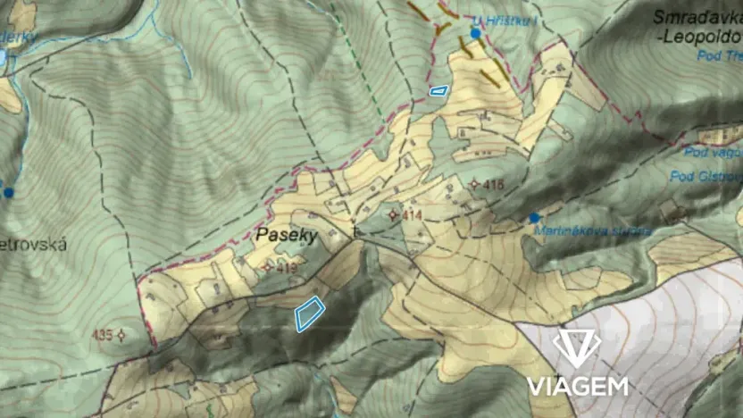 Prodej lesa, Stříbrnice, 4347 m2