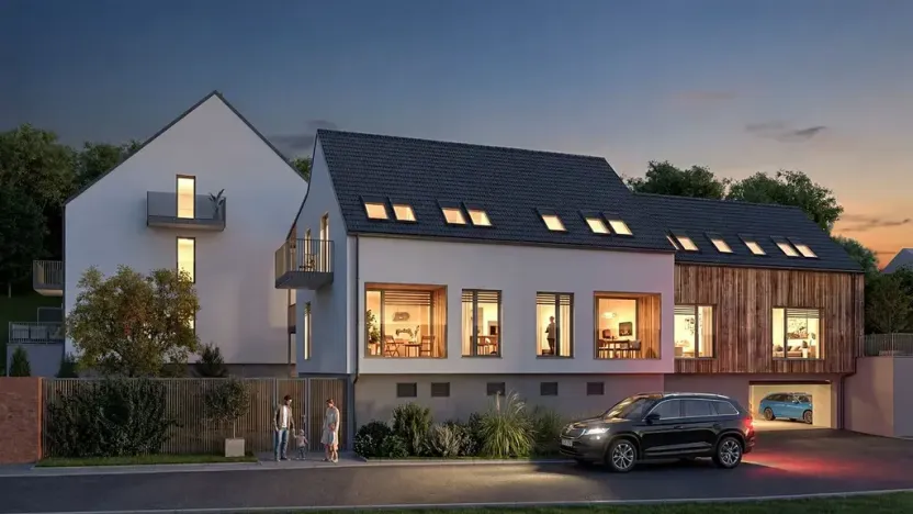 Prodej bytu 2+kk, Tuchoměřice, 66 m2