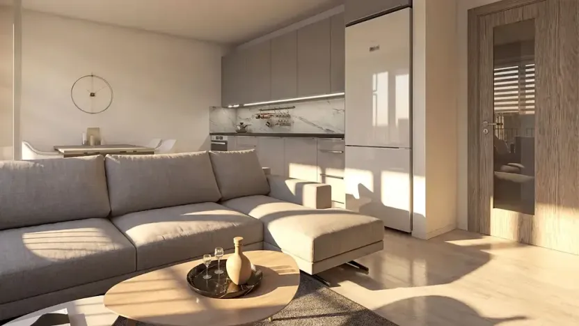 Prodej bytu 1+kk, Tuchoměřice, 49 m2